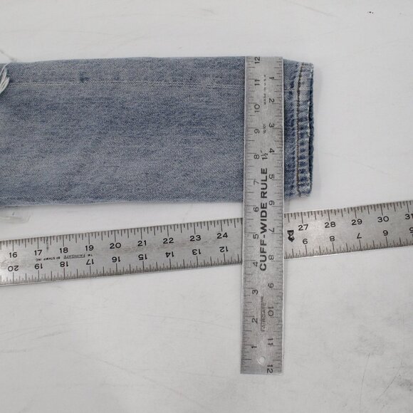 Agolde Jeans Women 24 Jamie High Rise Classic Distressed Straight Leg Button Fly - Picture 6 of 11